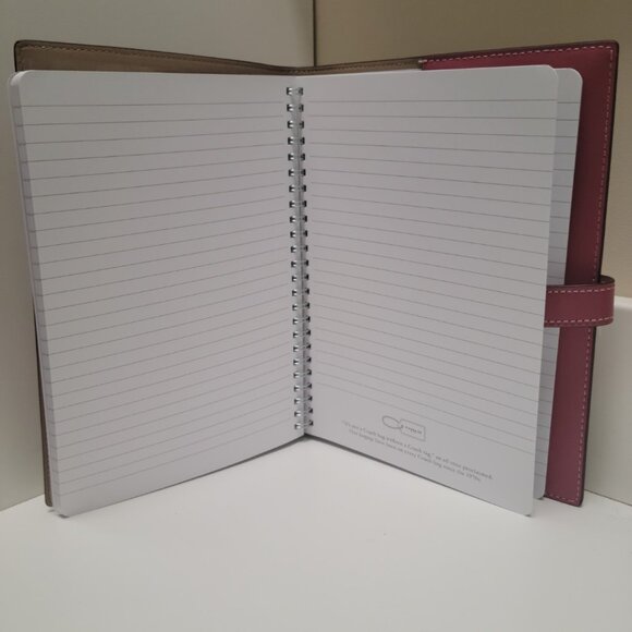Coach pink monogram signature canvas and smooth leather journal/notebook - Picture 2 of 2